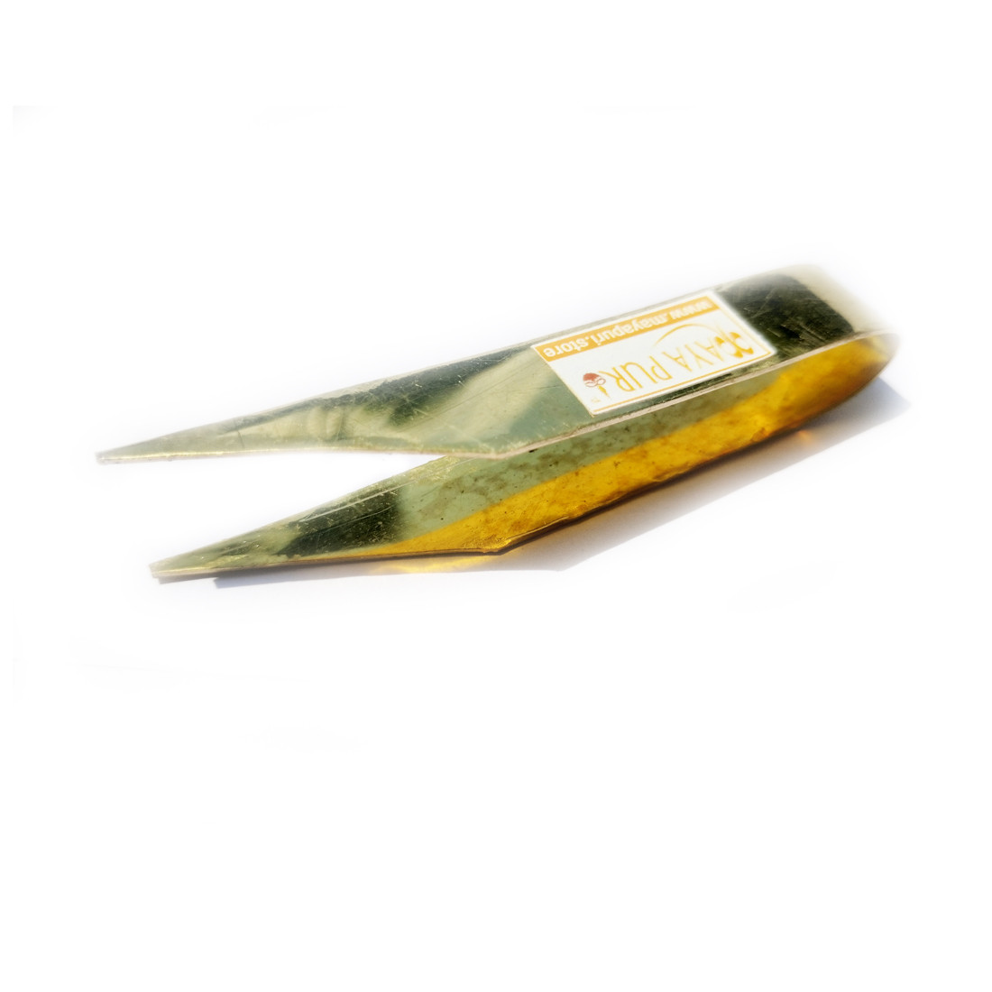 MAYAPURI Pure Brass Tilok Kanthi/Tilak Stick, Tika Stamp, Tilak Mold (Pack of 2)