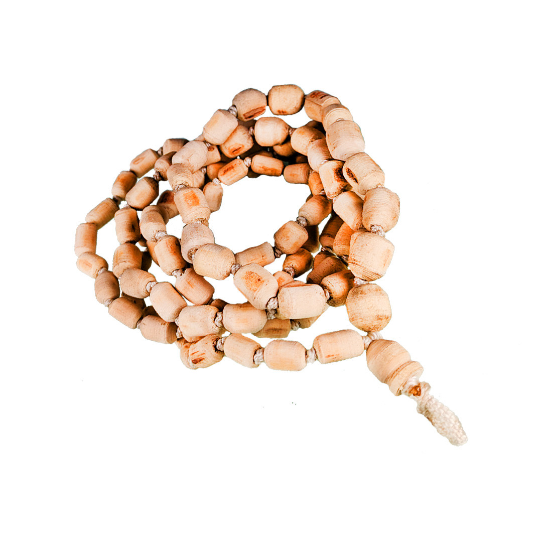 MAYAPURI Tulsi Japa Mala 108 + 1 Beads for Mantra Jaap, Bead Size: Small to Big