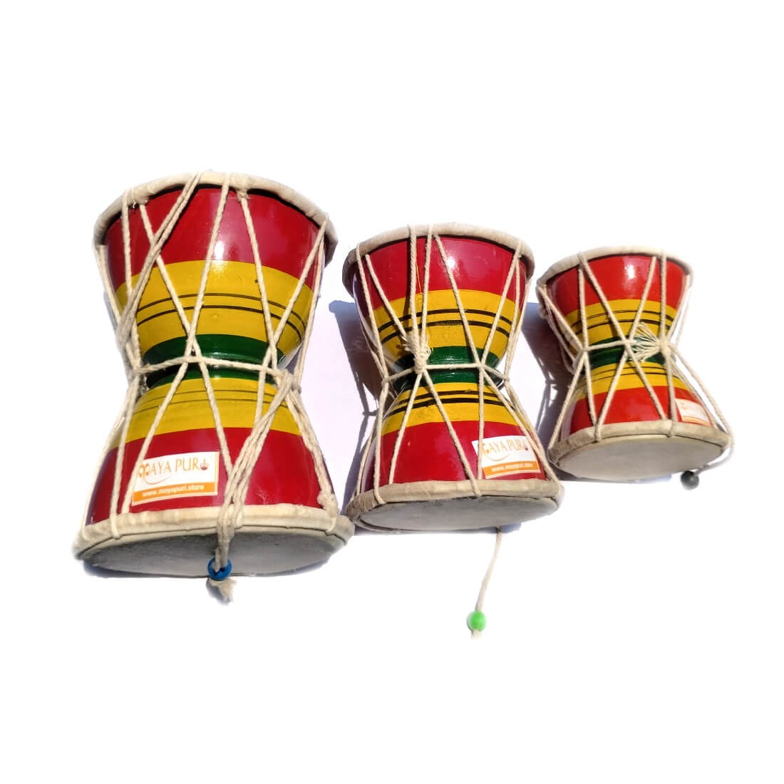 Shiva Damru Hand Percussion Damroo Handmade Musical Instrument/Home Decor & Kids Toys